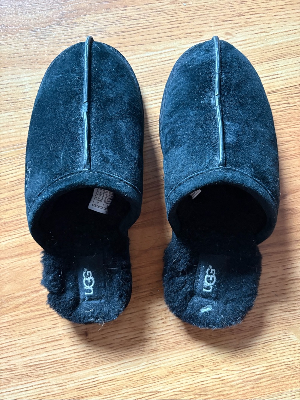 UGG Black Slippers